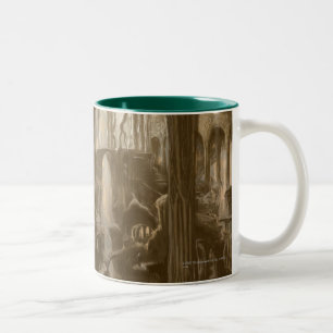 Tasse 2 Couleurs Concept de domaine forestier