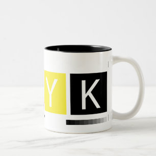 Tasse 2 Couleurs Concepteur graphique de couleurs prépresse CMYK Im