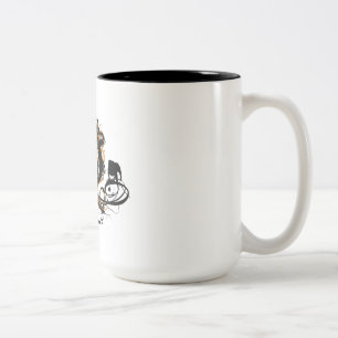 Tasse 2 Couleurs Conception anglaise artistique de race de
