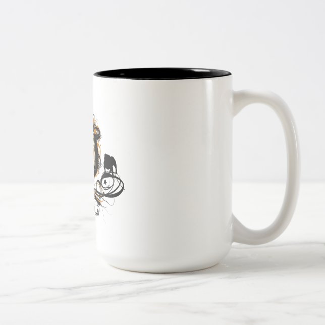 Tasse 2 Couleurs Conception anglaise artistique de race de (Droit)