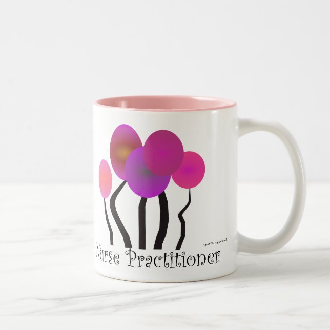 Tasse 2 Couleurs Conception Artsy d'arbres de cadeaux de (Droit)