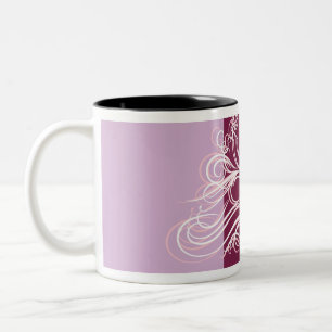 Tasse 2 Couleurs Conception de Flourish de Supergirl