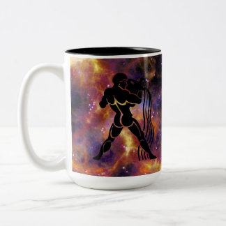 Tasse 2 Couleurs Conception de galaxie du zodiaque du Verseau – Hor