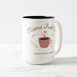 Tasse 2 Couleurs Conception de maman cozy coffee Mama Fuel Co.