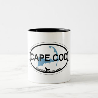 Tasse 2 Couleurs Conception ovale de Cape Cod