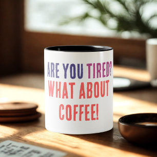 Tasse 2 Couleurs Conception Simple