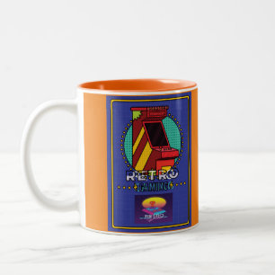 Tasse 2 Couleurs Conception vintage de jeux d'arcade