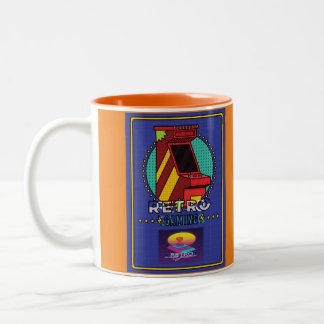 Tasse 2 Couleurs Conception vintage de jeux d'arcade
