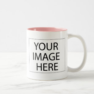 Tasse 2 Couleurs Concevez votre propre café imprimé sur mesure rose