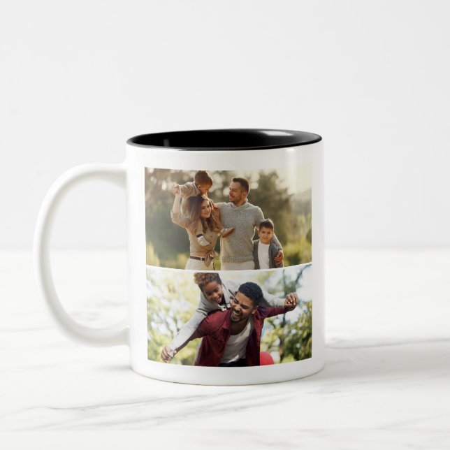Tasse 2 Couleurs Concevez votre propre collection photo 2 (Gauche)