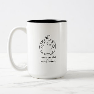 Tasse 2 Couleurs Conquérir le Monde