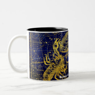 Tasse 2 Couleurs Constellation de Scorpio