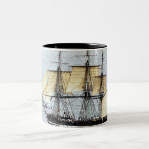 Tasse 2 Couleurs Constitution d'USS au plein masque