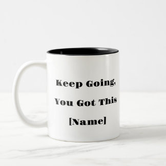 Tasse 2 Couleurs Continuez à bouger - Motivation personnalisée Sant