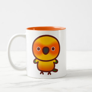 Tasse 2 Couleurs Conure soleil