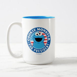 Tasse 2 Couleurs Cookie Monster pour Président