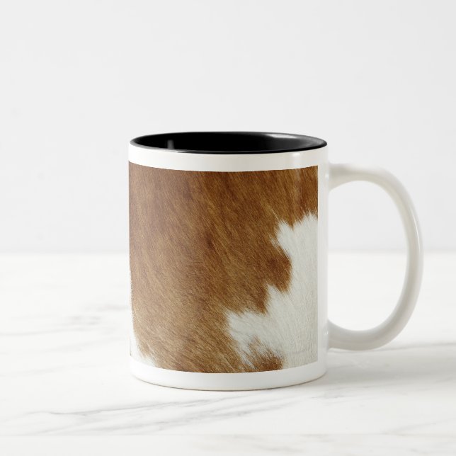 Tasse 2 Couleurs Copie Brown de peau de vache (Droit)