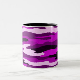 Tasse 2 Couleurs Copie pourpre de Camo