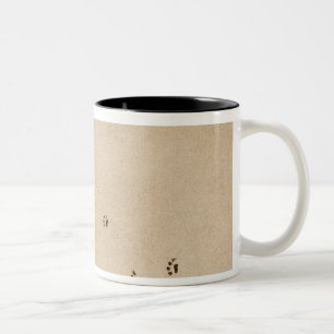 Tasse 2 Couleurs Copies de chien sur le tapis