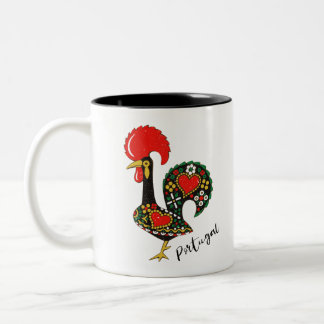 Tasse 2 Couleurs Coq de Galo de Barcelos Portuguese