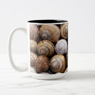 Tasse 2 Couleurs Coques des escargots