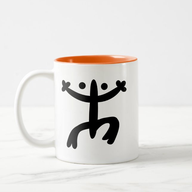 Tasse 2 Couleurs Coqui noir (Gauche)