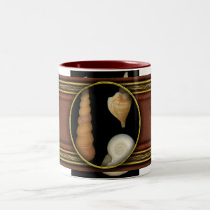 Tasse 2 Couleurs Coquilles - Conchologie - Coquillages