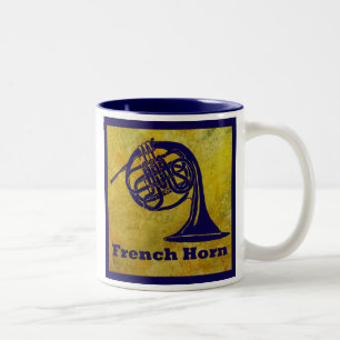 Tasse 2 Couleurs Cor de harmonie sur l'or