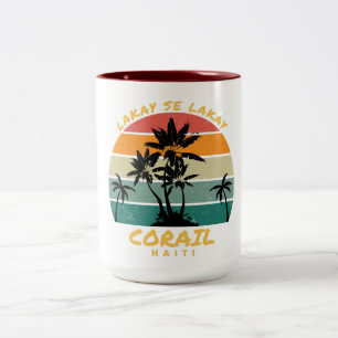 TASSE 2 COULEURS CORAIL