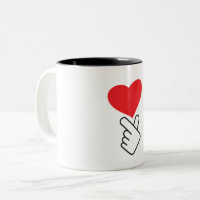 Corée v doigt, wave ou main coréenne. K-pop