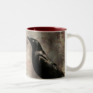 Tasse 2 Couleurs Corneille/photo de Raven