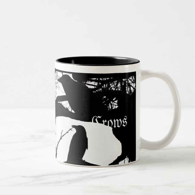Tasse 2 Couleurs Corneilles (Droit)