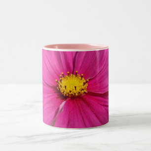 Tasse 2 Couleurs Cosmo centré par rose lumineux