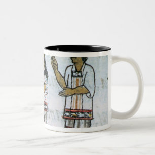 Tasse 2 Couleurs Costumes aztèques femelles