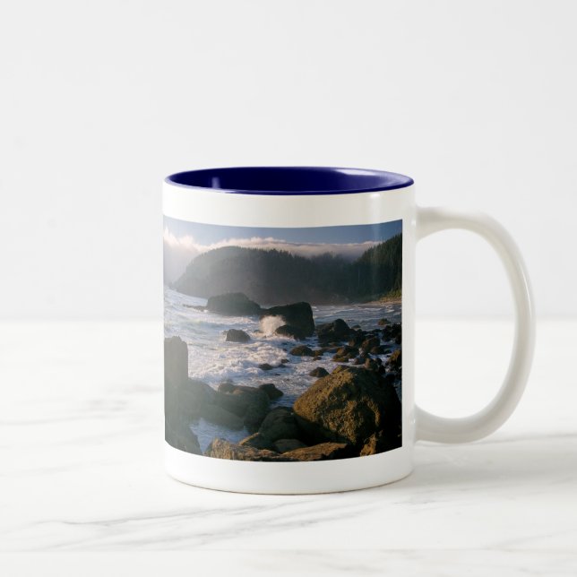 Tasse 2 Couleurs Côte de l'Orégon (Droit)