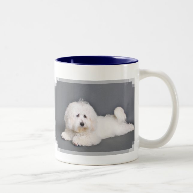 Tasse 2 Couleurs Coton de Tulear - Joci (Droit)