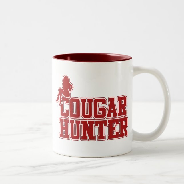 Tasse 2 Couleurs Cougar Hunter (Droit)