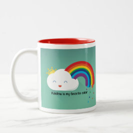 Tasse 2 Couleurs Couleur d'arc-en-ciel
