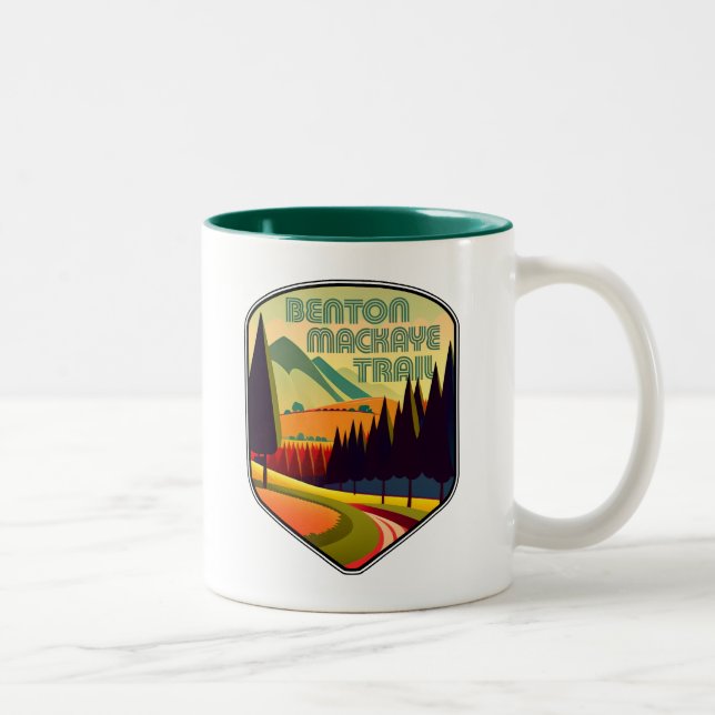 Tasse 2 Couleurs Couleurs du sentier Benton MacKaye (Droit)