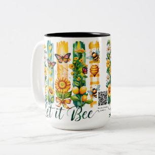 Tasse 2 Couleurs Coup de pinceau Let It Bee