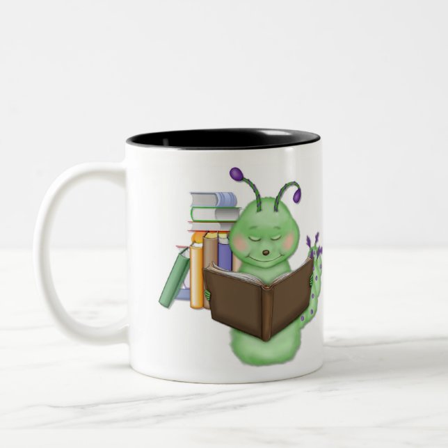 Tasse 2 Couleurs Coupe Bookworm (Gauche)