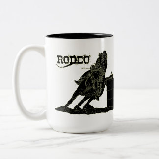 Tasse 2 Couleurs Coupe de café Barrel Racer