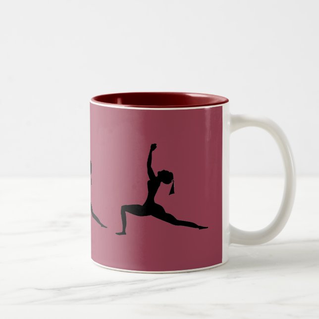 Tasse 2 Couleurs Coupe du café Maroon (Droit)