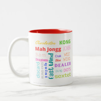 Tasse 2 Couleurs Coupe du Mahj rouge