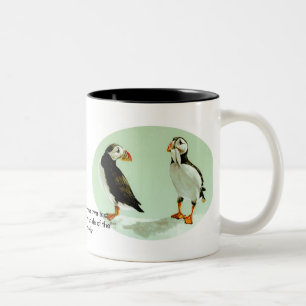 Tasse 2 Couleurs Coupe Puffin de Musique