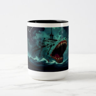 Tasse 2 Couleurs Coupe "Salutations de l'Abysse"