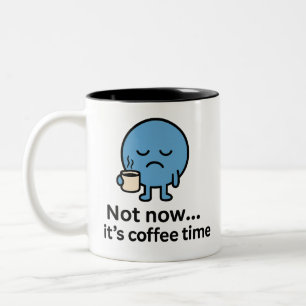 Tasse 2 Couleurs Coupe Smilo Sleepy Face Coffee