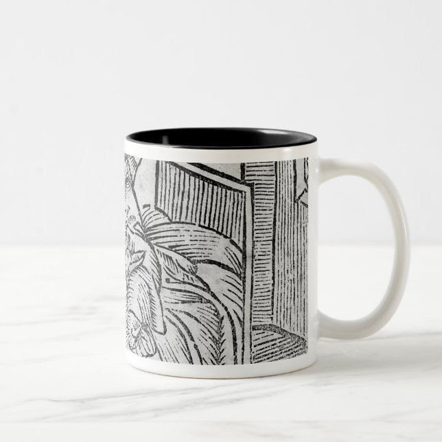 Tasse 2 Couleurs Couples embrassant, ballades de Roxburghe (Droit)