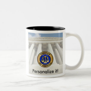 Tasse 2 Couleurs Cour Suprême Veritas - PERSONNALISEZ-LE !