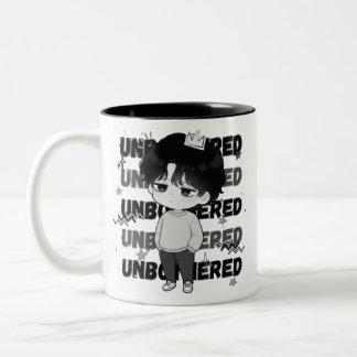 Tasse 2 Couleurs Couronne imperturbable Chibi graphique relatable